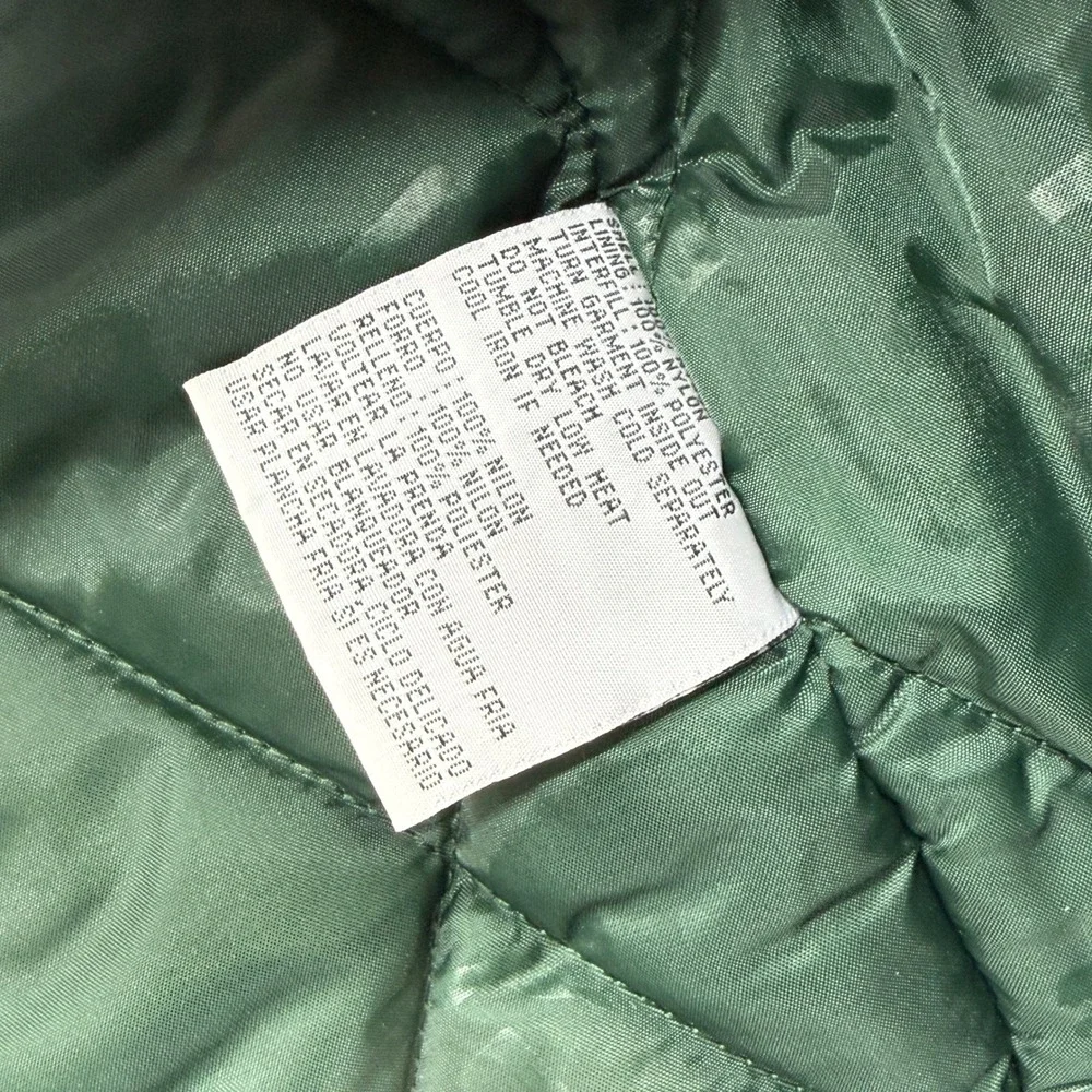 Vintage Green Bay Packers Jacket Mens 2XL Green Yellow Puma NFL Hooded Parka